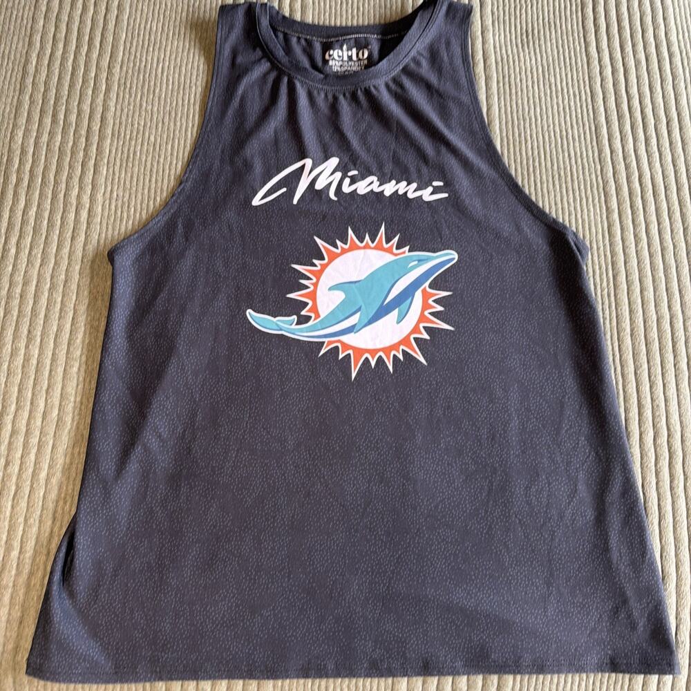 Certo Miami Dolphins Women's Size M Tank
